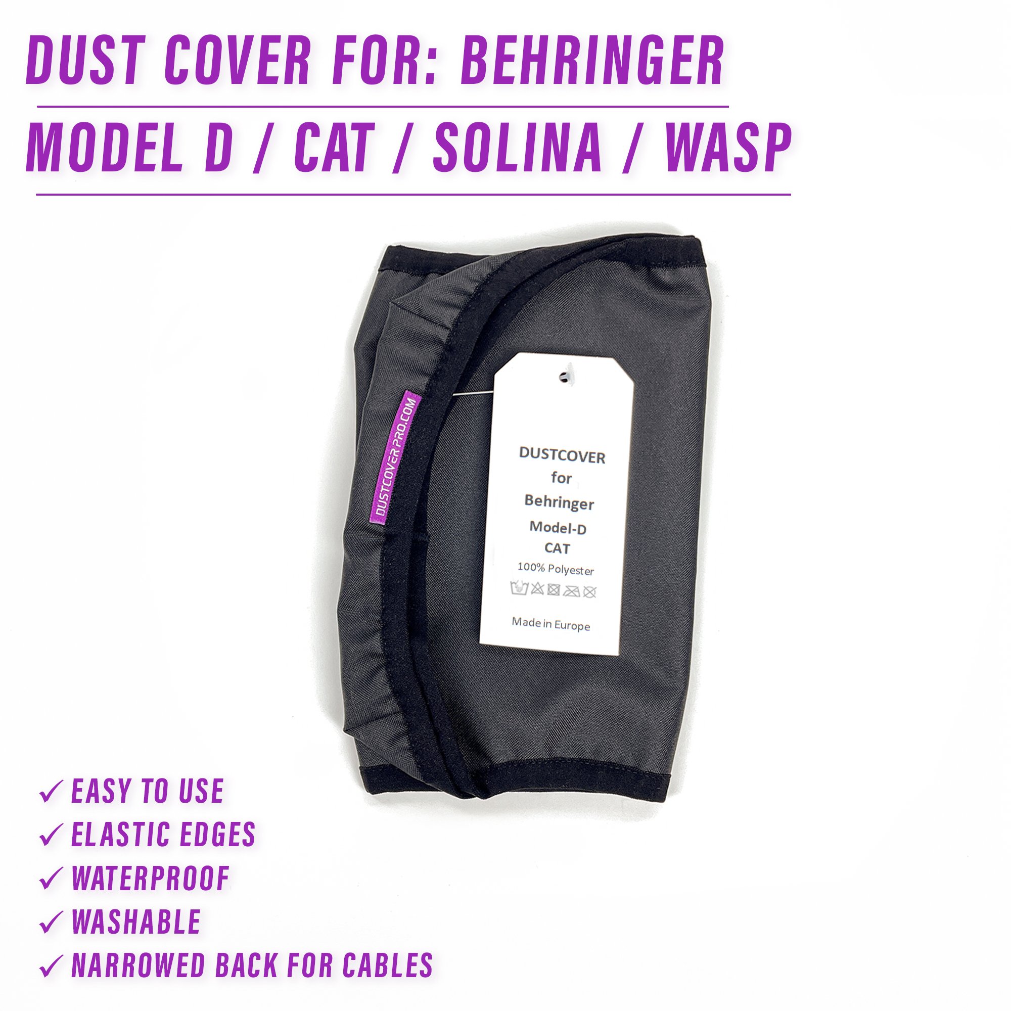 BEHRINGER Cat BEHRINGER Model D dust cover dustcover dustcoverpro elastic Model D synth synth protection water resistant waterproof behringer solina behringer wasp
