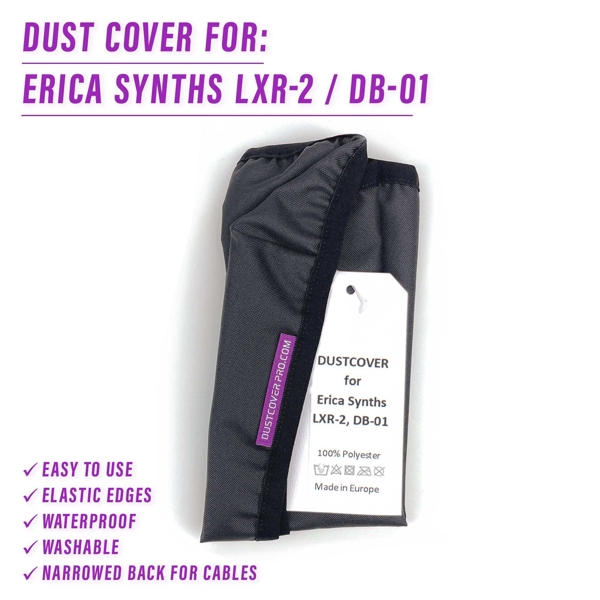 Db-01 dust cover dustcover dustcoverpro elastic Erica Synths Db-01 Erica Synths Lxr-2 Lxr-2 synth synth protection water resistant waterproof erica synths bassline