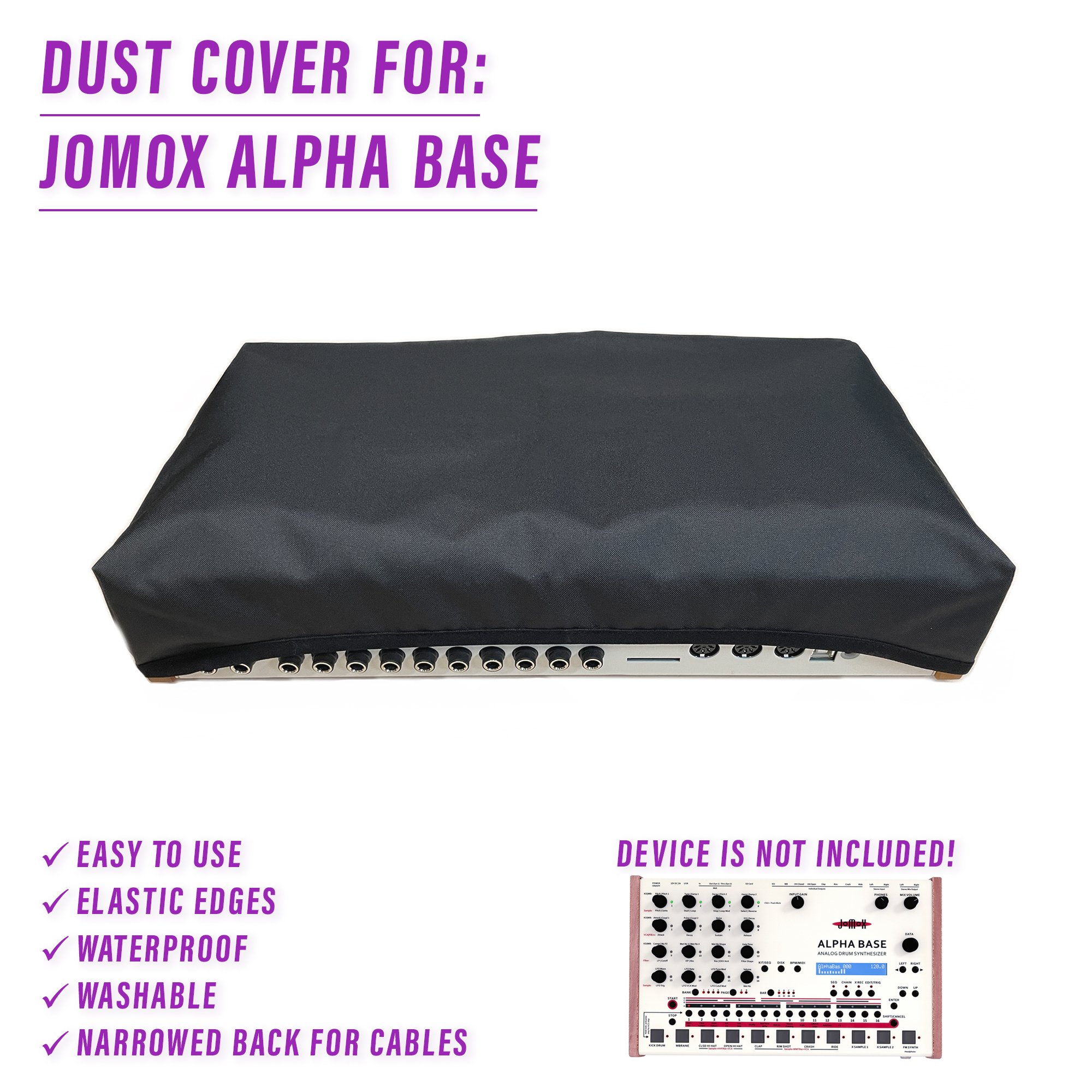 Alpha Base dust cover dustcover dustcoverpro elastic JOMOX JOMOX Alpha Base synth synth protection water resistant waterproof