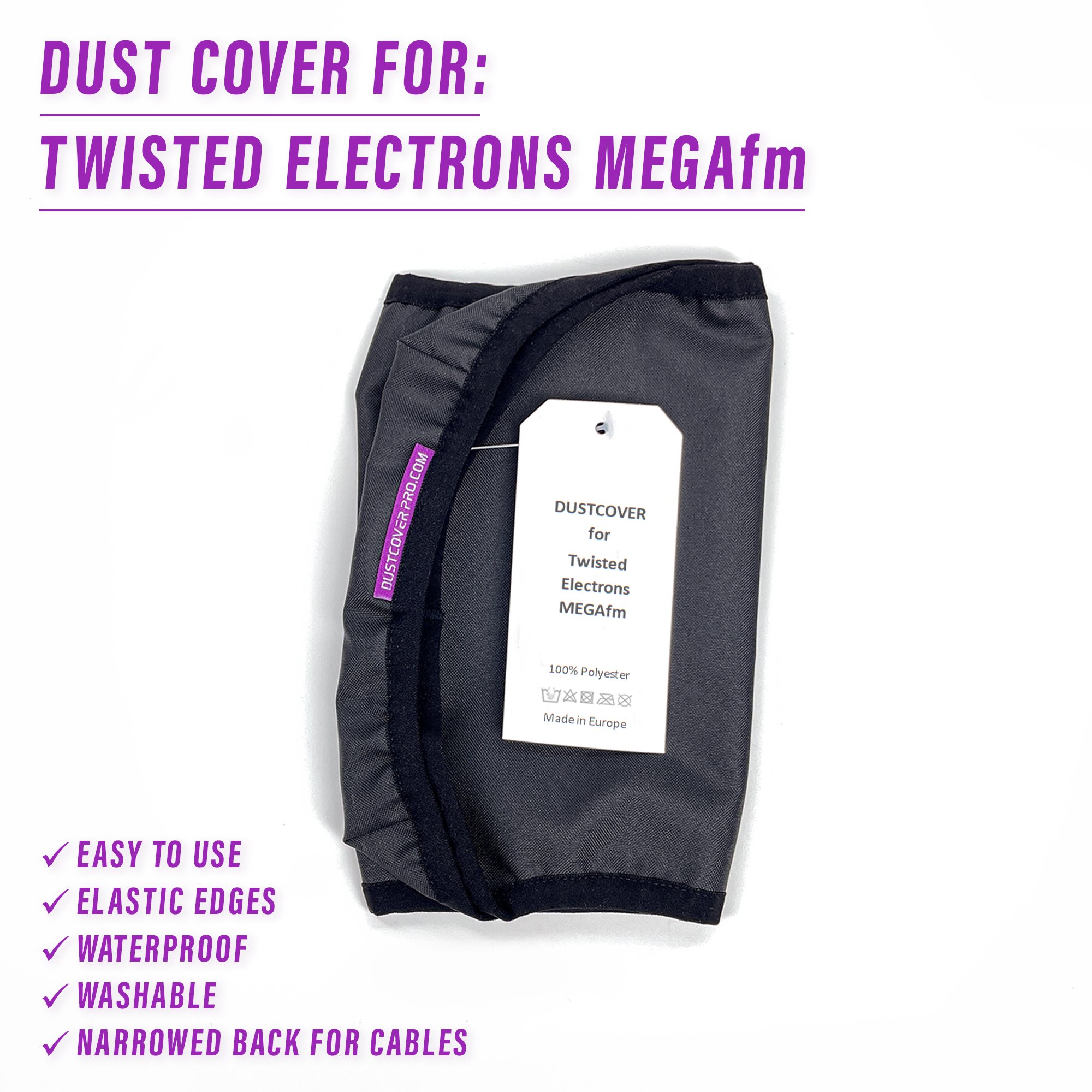 dust cover dustcover dustcoverpro elastic MEGAfm 2 II mk2 mkII synth synth protection Twisted Electrons Twisted MEGAfm II water resistant waterproof