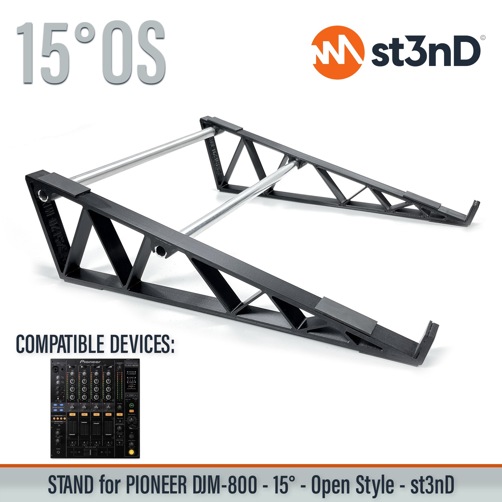 decksaver dj accessory djm 800 Pioneer DJ pioneer djm pioneer djm 800 portable st3nD stable stand strong sturdy tilted