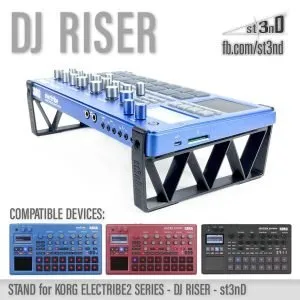 st3nD dj riser 3D printed stand for KORG Electribe 2 Series