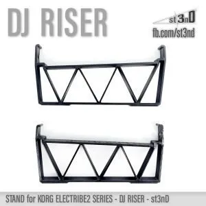 st3nD dj riser 3D printed stand for KORG Electribe 2 Series, alternate product photo