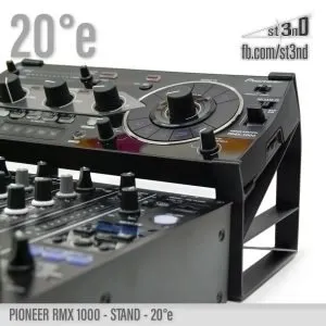 st3nD dj riser 3D printed stand for Pioneer RMX-1000, 20 degree (Pioneer DJ)