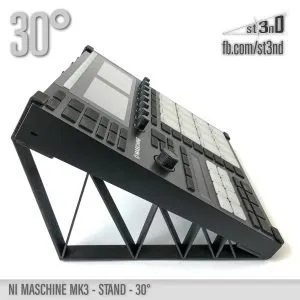 st3nD 3D printed stand for Native Instruments Maschine Mk3, 30 degree, alternate product photo (controller)