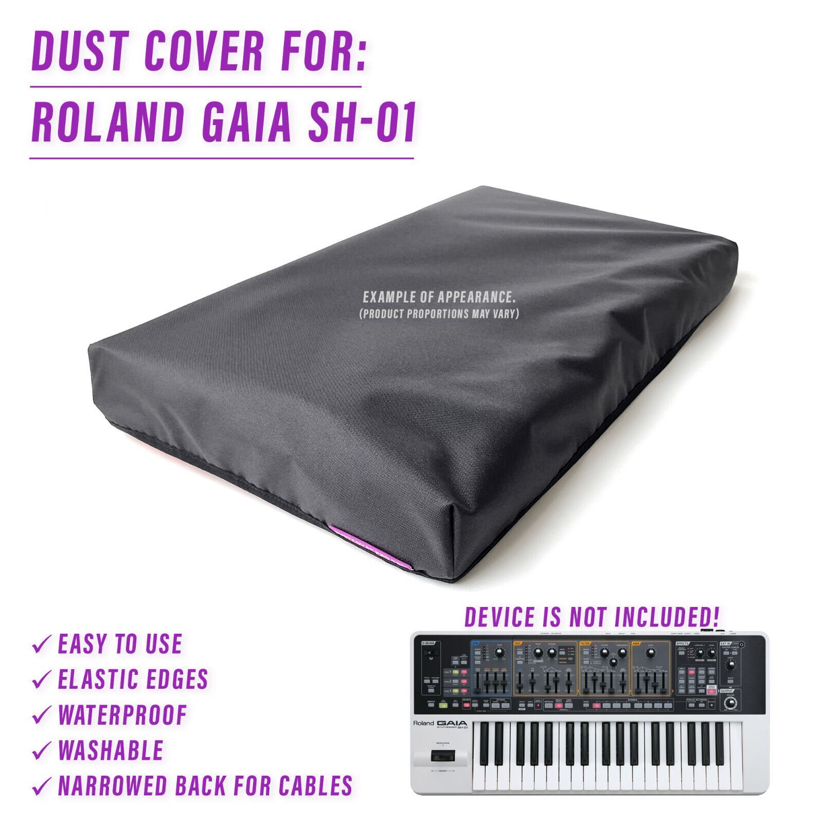 DUST COVER for Roland Gaia SH-01