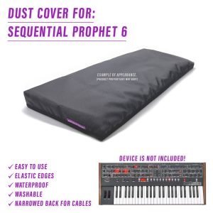 st3nD dust cover for Sequential Prophet-6, alternate product photo (synth)