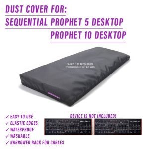 st3nD dust cover for Sequential Prophet-5 Desktop / Prophet-10 Desktop (synth)