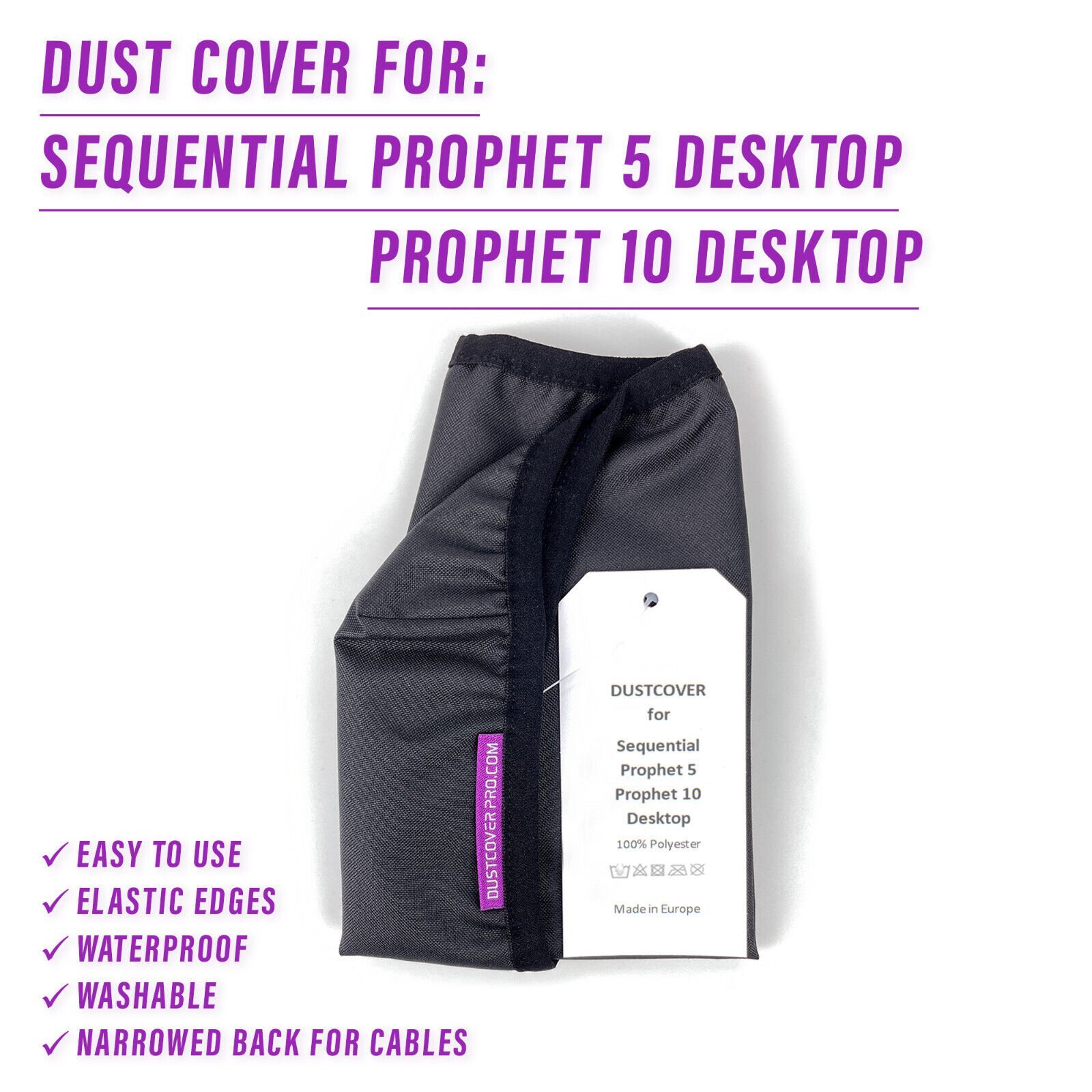 DUST COVER for Sequential Prophet-5 Desktop / Prophet-10 Desktop