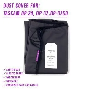 st3nD dust cover for Tascam DP-24 / DP-32 / DP-32SD, alternate product photo (synth)