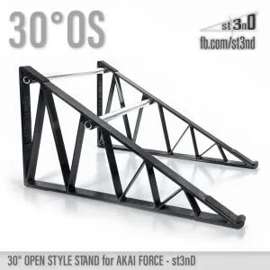 st3nD 3D printed stand for AKAI Force, 30 degree, open style, alternate product photo (controller)