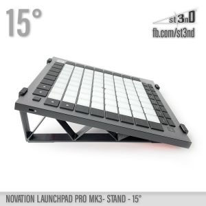 st3nD 3D printed stand for Novation Launchpad PRO MK3, 15 degree, alternate product photo (daw controller)