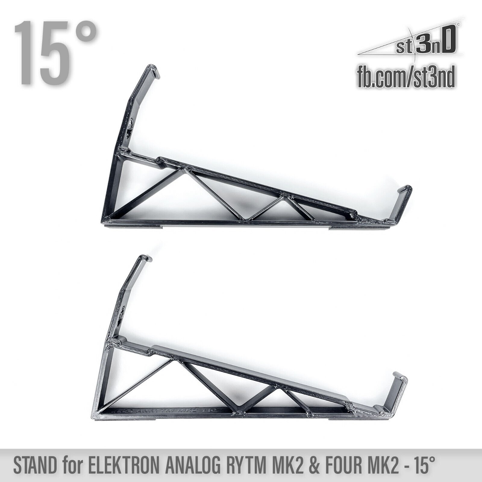 STAND for ELEKTRON ANALOG RYTM MK2 / ANALOG FOUR MK2 - 15°