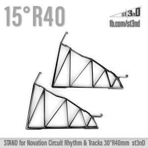 st3nD 3D printed stand for Novation Circuit Rhythm & Tracks, 30 degree, raised by 40 mm, alternate product photo