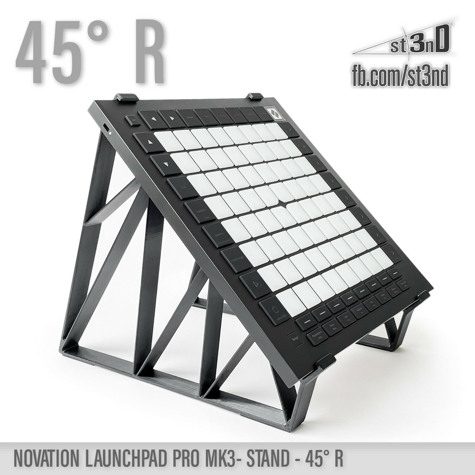 STAND for NOVATION LAUNCHPAD PRO MK3 - 45° - Raised (by 50mm)
