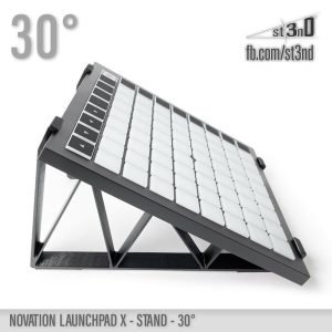 st3nD 3D printed stand for Novation Launchpad X, 30 degree, alternate product photo (daw controller)