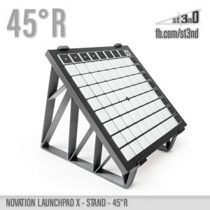 st3nD 3D printed stand for Novation Launchpad X, 45 degree, raised by 50 mm (dj accessory)