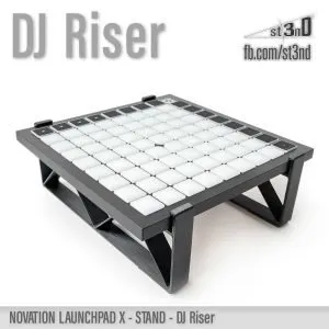 st3nD dj riser 3D printed stand for Novation Launchpad X (dj controller)