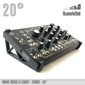 st3nD 3D printed stand for Make Noise 0-coast / 0-ctrl / Strega, 20 degree