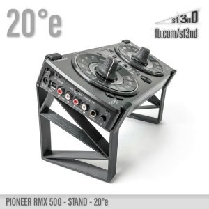 st3nD dj riser 3D printed stand for Pioneer RMX-500, 20 degree (dj stand)