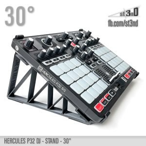 st3nD 3D printed stand for Hercules P32 DJ, 30 degree (controller)
