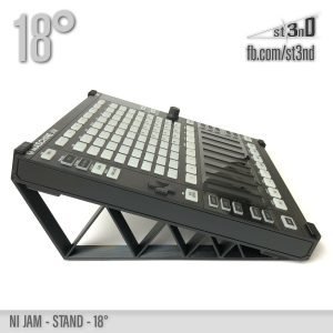 st3nD 3D printed stand for Native Instruments Maschine Jam, 18 degree, alternate product photo (NI maschine)