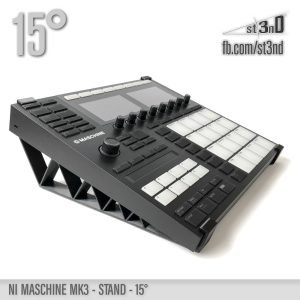 st3nD 3D printed stand for Native Instruments Maschine Mk3, 15 degree (sequencer)