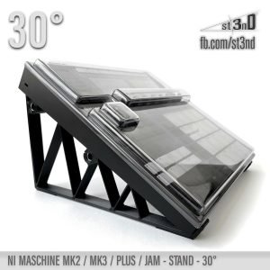 st3nD 3D printed stand for NI Maschine MK3 / Plus / MK2 / Jam, 30 degree, open style (studio gear)