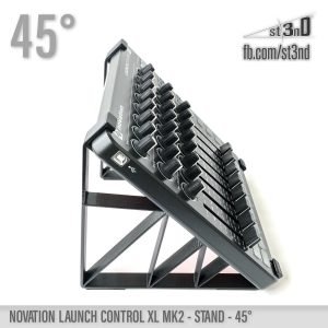 st3nD 3D printed stand for Novation Launch Control XL Mk2, 45 degree, alternate product photo (daw controller)