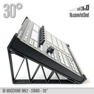 st3nD 3D printed stand for Native Instruments Maschine Mk2, 30 degree, alternate product photo (synth)