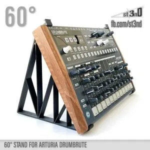 st3nD 3D printed stand for Arturia Drumbrute, 60 degree (drum machine)