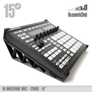 st3nD 3D printed stand for Native Instruments Maschine Mk2, 15 degree (synth)