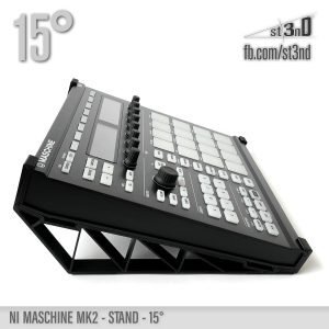st3nD 3D printed stand for Native Instruments Maschine Mk2, 15 degree, alternate product photo (synth)