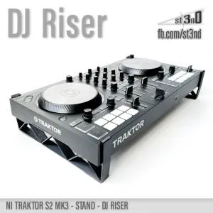 st3nD dj riser 3D printed stand for NI Traktor S2 MK3 (dj accessory)
