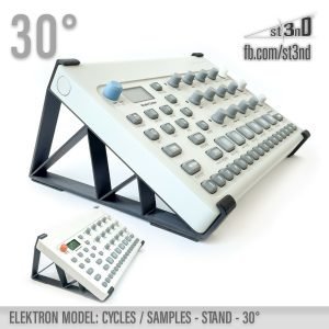 st3nD 3D printed stand for Elektron Model Cycles / Samples, 30 degree (synth accessory)