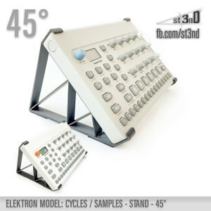 st3nD 3D printed stand for Elektron Model Cycles / Samples, 45 degree (studio accessory)