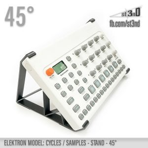st3nD 3D printed stand for Elektron Model Cycles / Samples, 45 degree, alternate product photo (studio accessory)