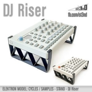 st3nD dj riser 3D printed stand for Elektron Model Cycles / Samples (dj accessory)