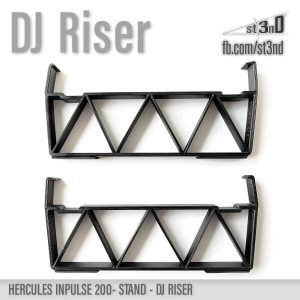 st3nD dj riser 3D printed stand for Hercules Djcontrol Inpulse 200 (Mk1) (home studio)