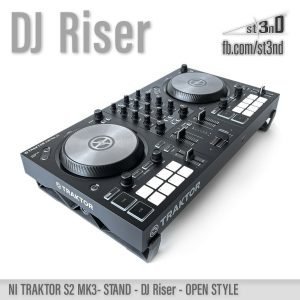 st3nD dj riser 3D printed stand for NI Traktor S2 MK3, open style (dj controller)
