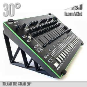 st3nD 3D printed stand for Roland TR-8, 30 degree (midi)