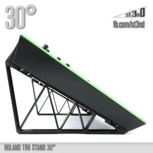 st3nD 3D printed stand for Roland TR-8, 30 degree, alternate product photo (midi)