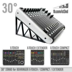 st3nD 3D printed stand for Behringer X-Touch / Compact / Extender, 30 degree (studio accessory)