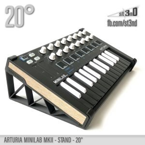 st3nD 3D printed stand for Arturia Minilab MkII, 20 degree (Minilab Mk2)
