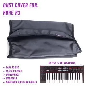 st3nD dust cover for Korg R3, alternate product photo (synth)