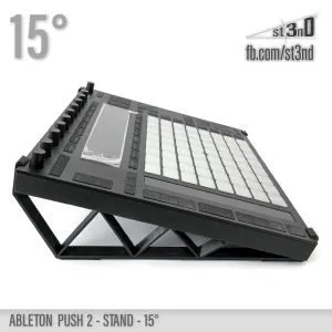 st3nD 3D printed stand for Ableton Push 2, 15 degree, alternate product photo (controller)