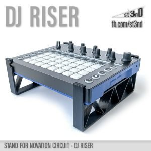 st3nD dj riser 3D printed stand for Novation Circuit (dj accessory)