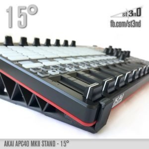 st3nD 3D printed stand for AKAI APC40 MkII, 15 degree, alternate product photo (controller)