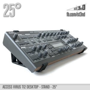 st3nD 3D printed stand for Access Virus Ti2 Desktop, 25 degree (synth)