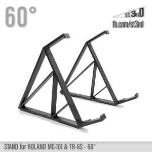 st3nD 3D printed stand for Roland MC-101 TR-6S, 60 degree (groovebox)
